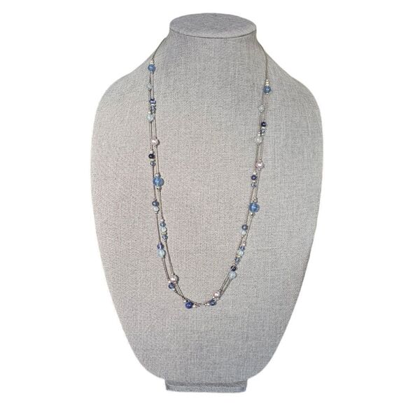 Serene Shores Double Strand Beaded Necklace (NWOT) - Picture 7 of 16